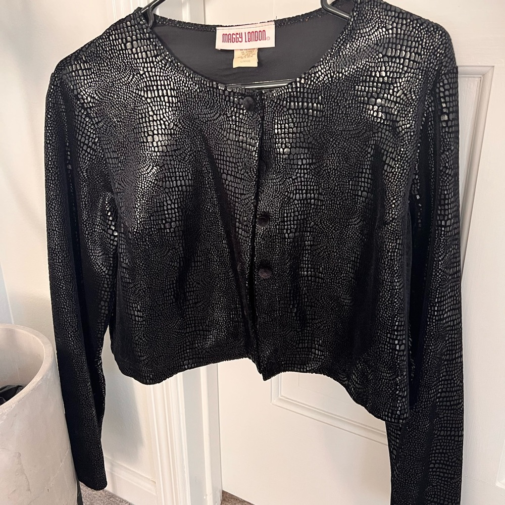 Black thin coat